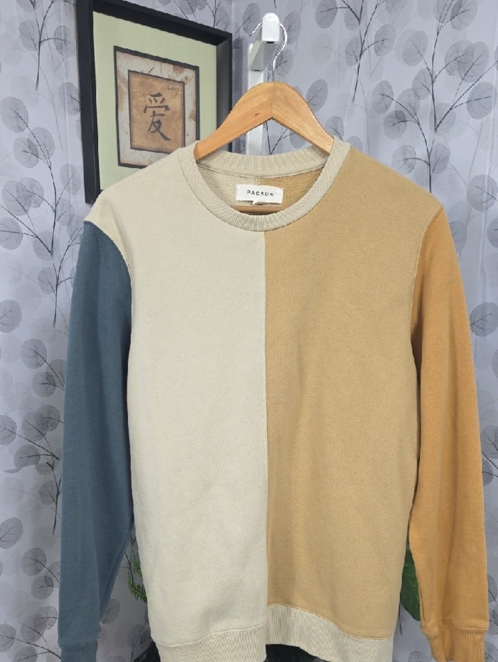 PacSun Vintage Vibe Colorblock Sweatshirt - Picture 3 of 6